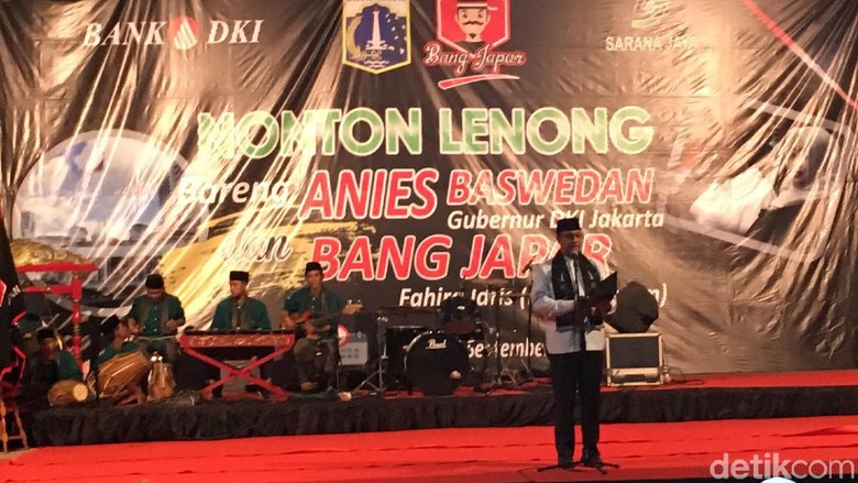 Anies Baswedan Gelar Nobar Lenong Betawi Bersama Bang Japar   